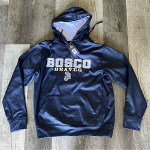 Bosco Braves Hoodie NWT SZ L